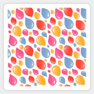 Colorful Party Balloon Pattern Sticker